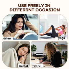 Lourny side profile highlighting curved flat shape for comfortable wear