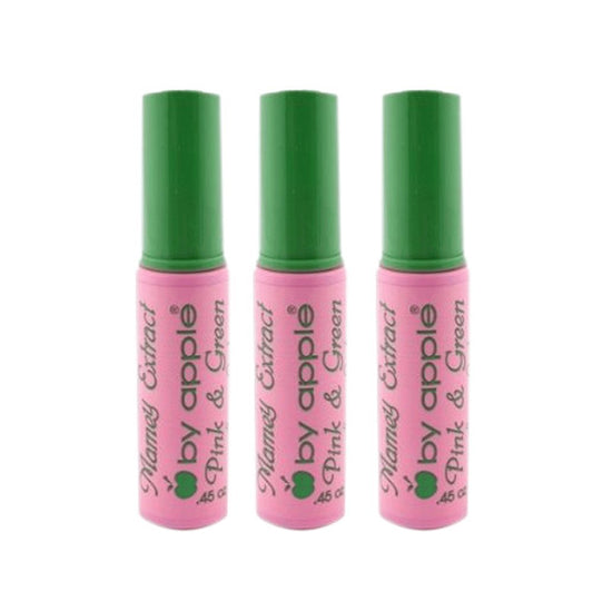 LOVATIC front packaging of Super Lash Mascara showing pink and green tubes, easy-grip design