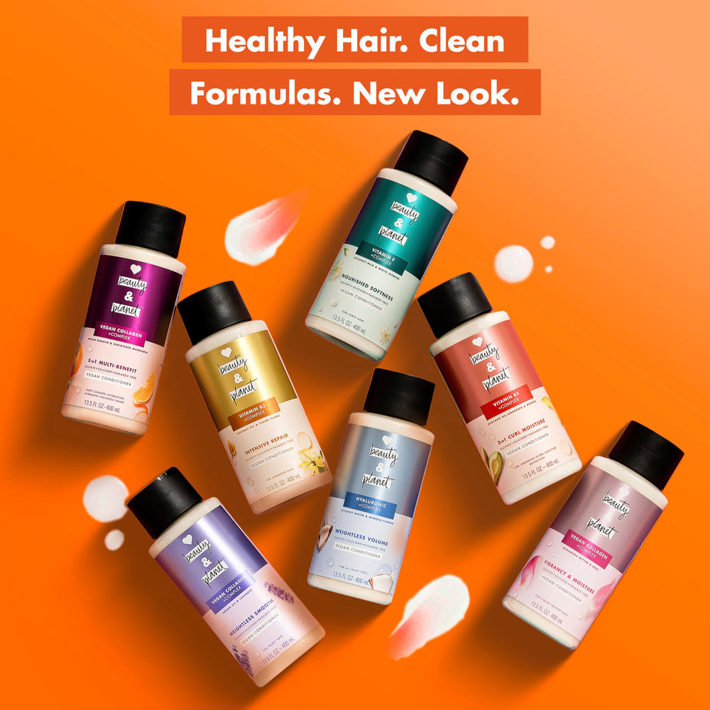 Love Beauty And Planet back label detail highlighting clean ingredients