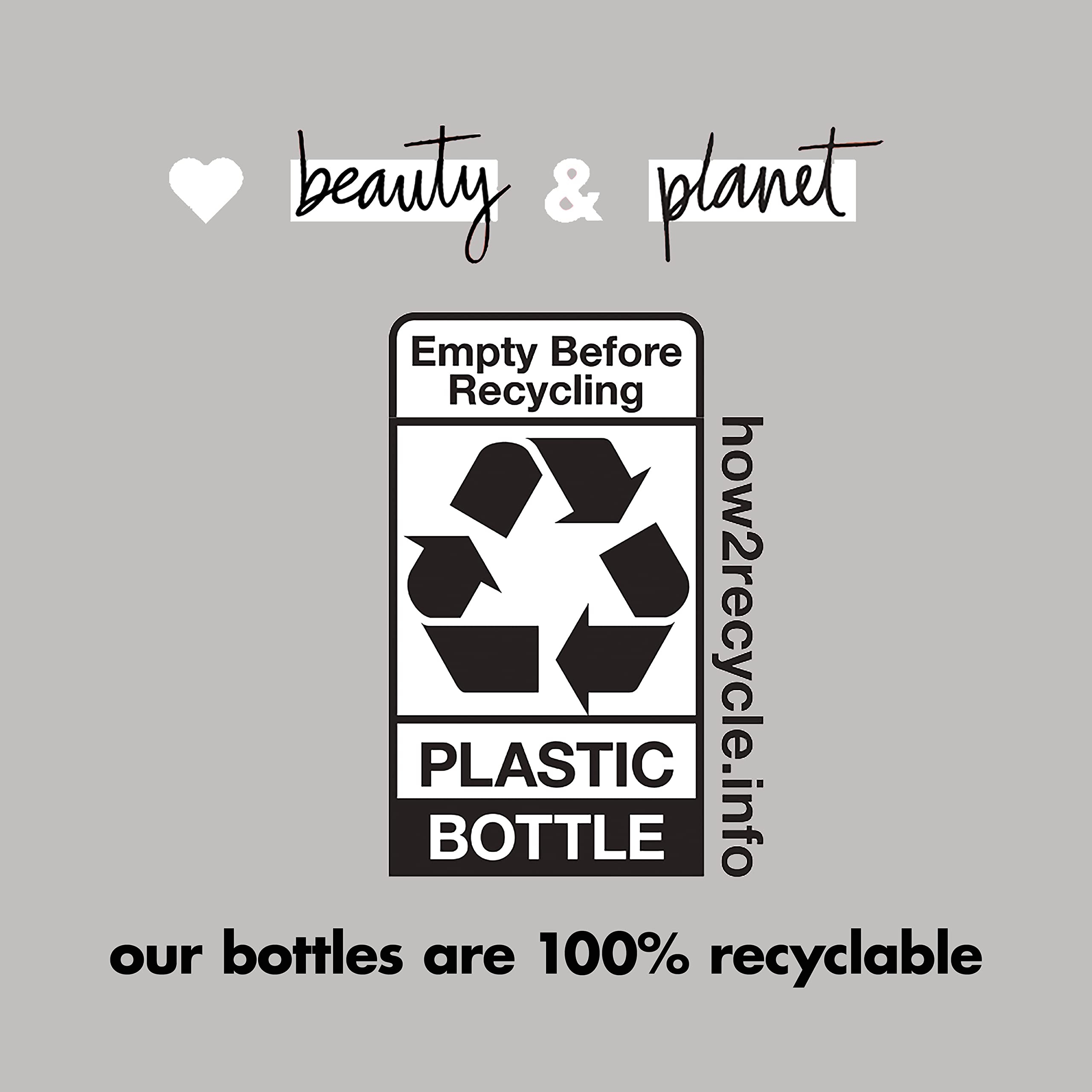 Love Beauty And Planet on shower shelf in lifestyle shot for eco-conscious routine benefit