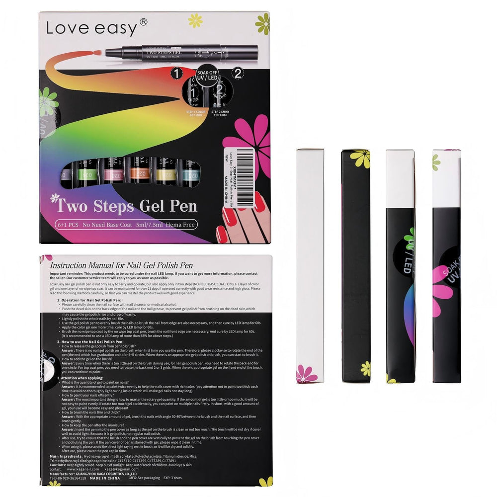 Love easy pens inside a travel makeup bag showing portability for on-the-go touch-ups benefit