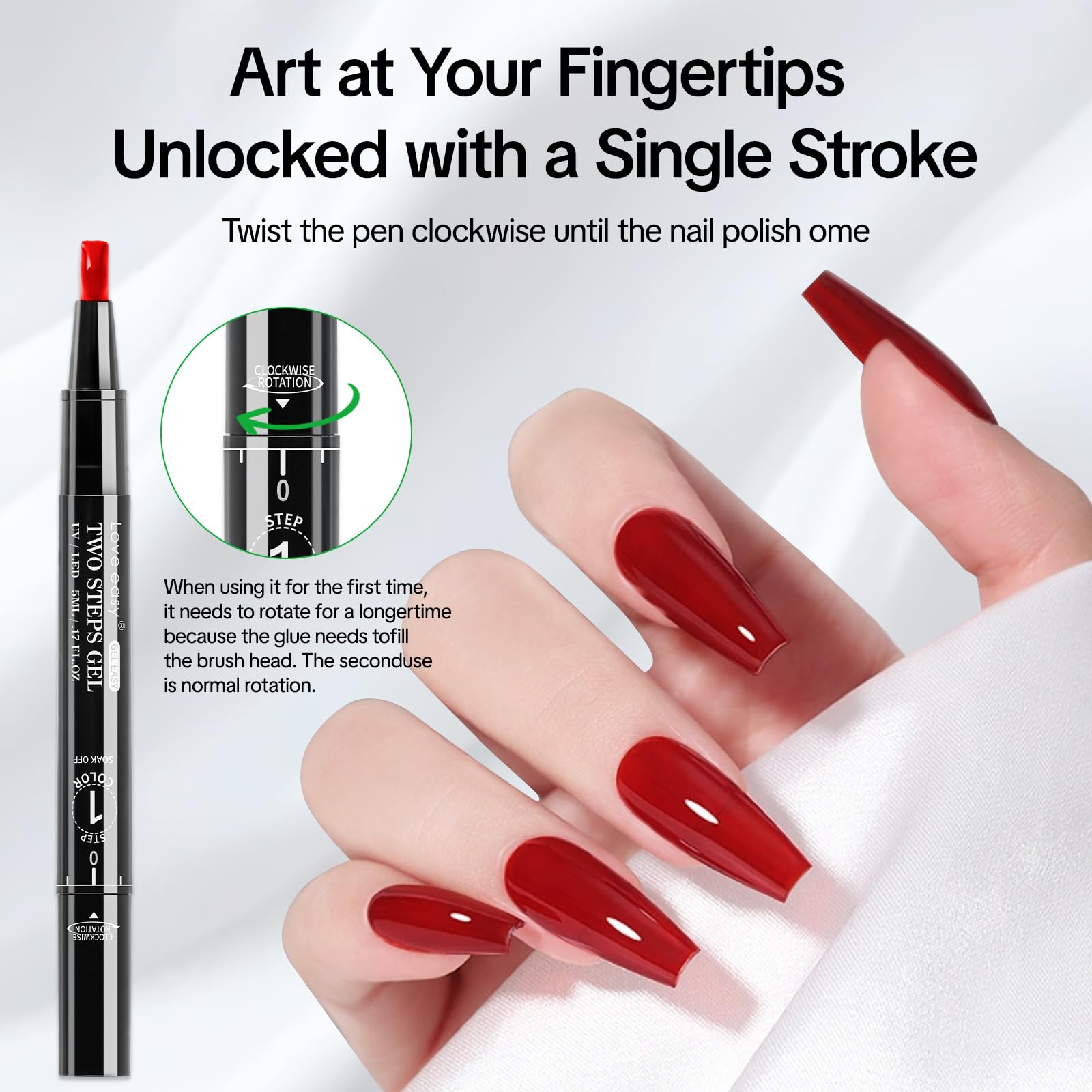 Love easy travel pouch and pens packed for on-the-go touch-ups
