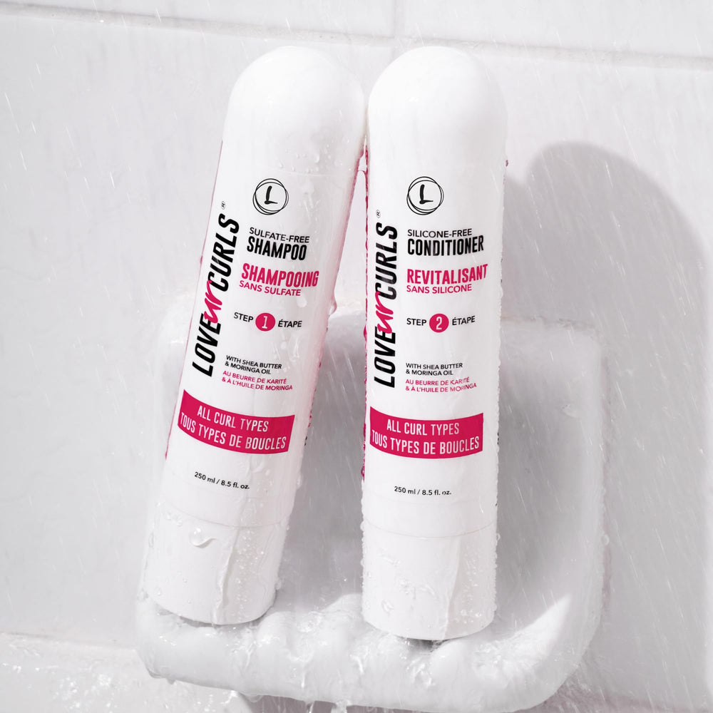 Love Ur Curls conditioner texture showing rich slip and hydration