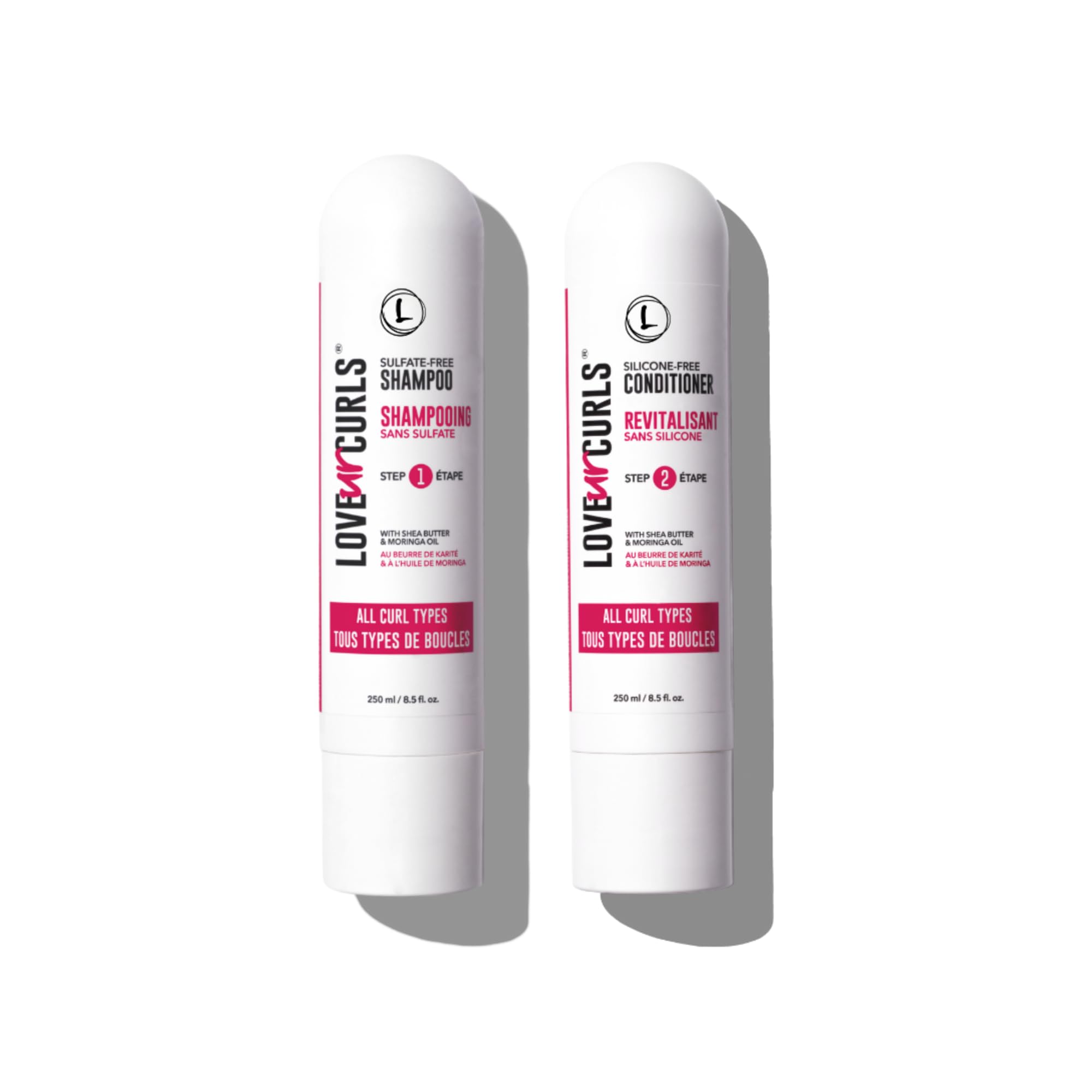 Love Ur Curls front packaging showing product branding and benefits