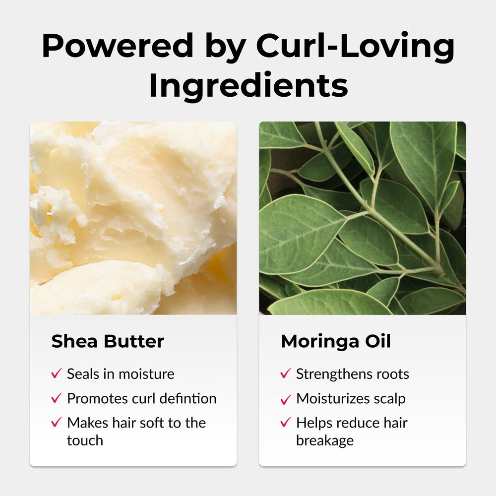 Love Ur Curls bottles in hand for scale to plan product usage amount