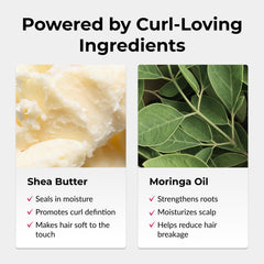 Love Ur Curls bottles in hand for scale to plan product usage amount