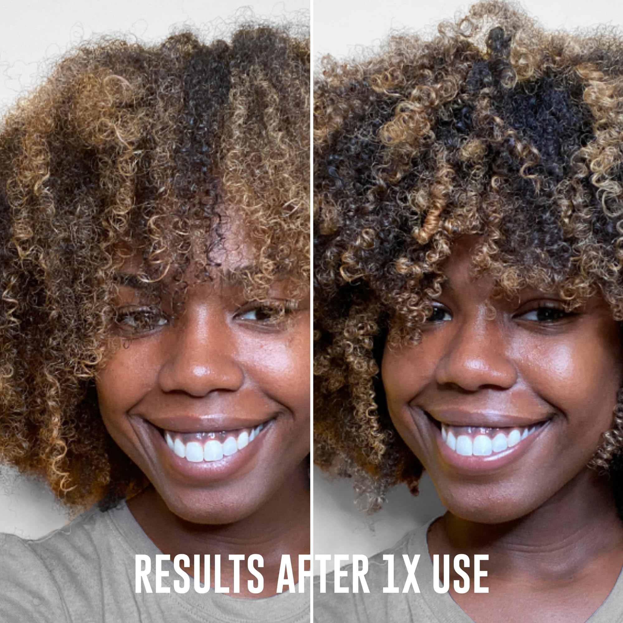 Love Ur Curls curl cream dollop on hand showing smooth application