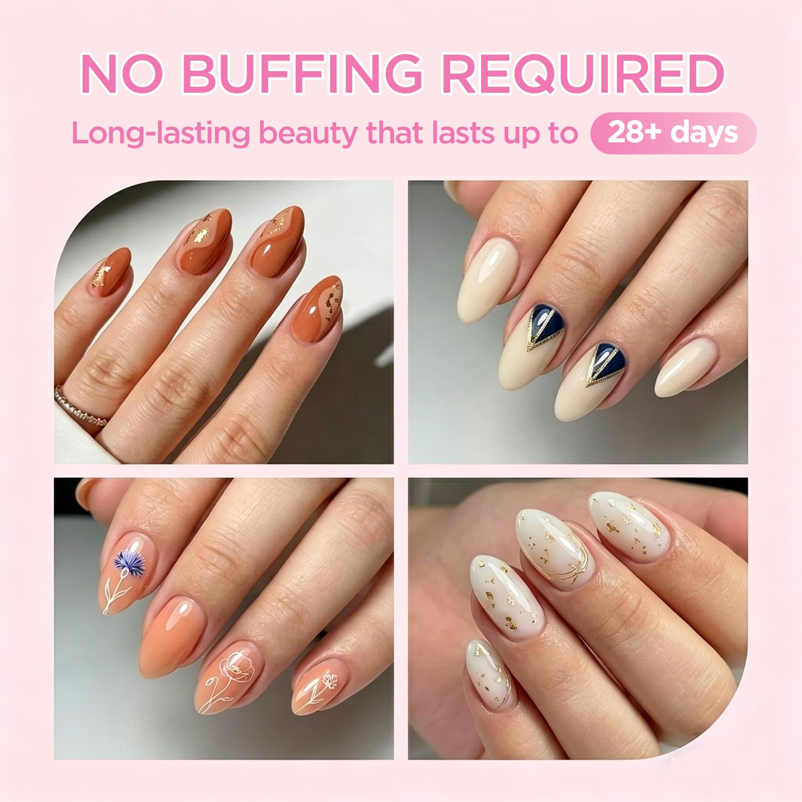 LOVEALERT soft-gel texture close-up for flexible natural look
