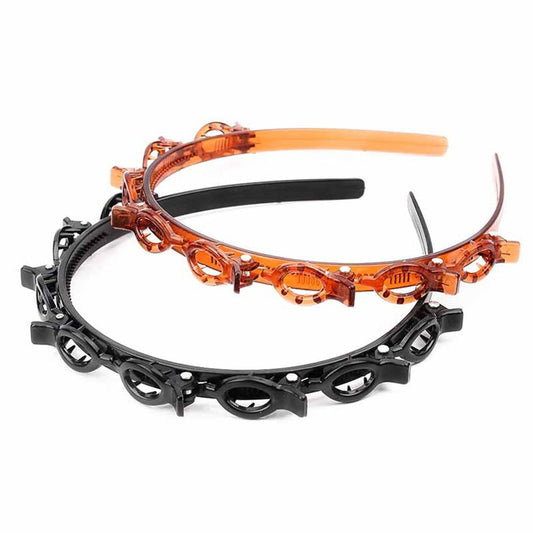 LOVEF front view of two barrettes showing clean styling and quick hold