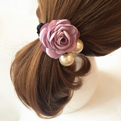 LOVEF hair ties styled with an outfit showing how they elevate looks