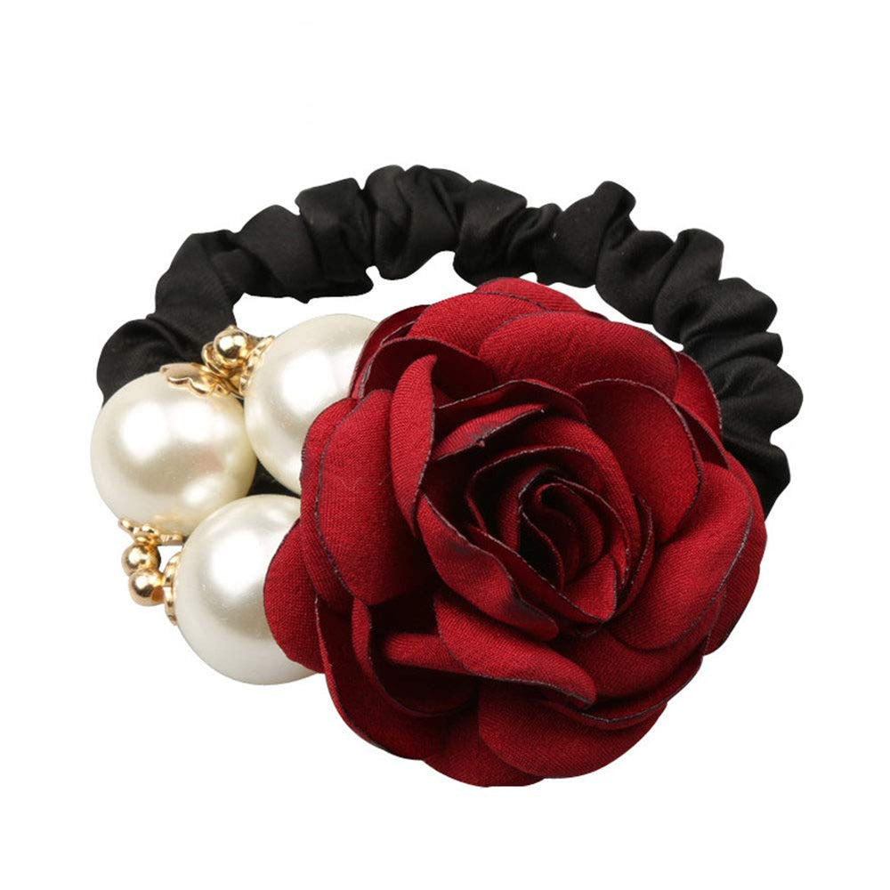 LOVEF pearl and rhinestone close-up showing sparkle and refined finish