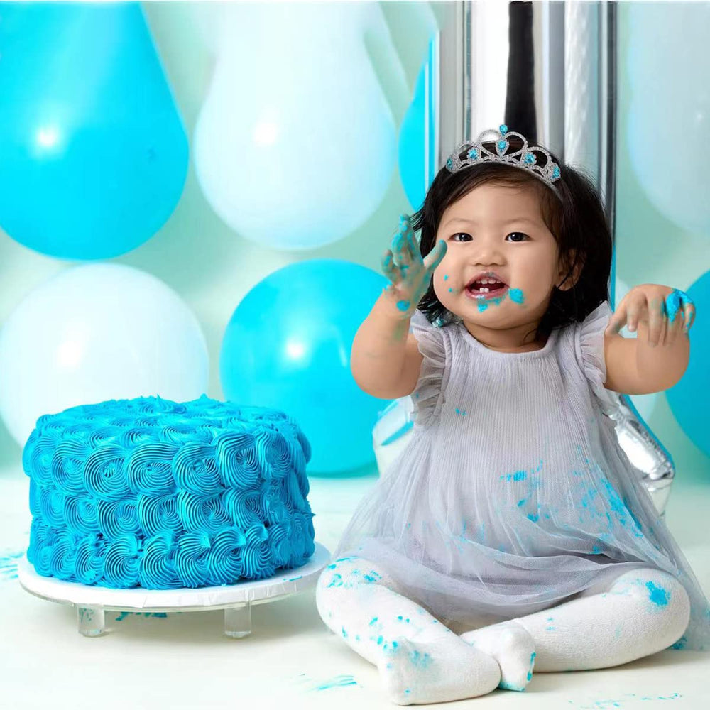 Lovelyshop tiara worn by child model demonstrating fit and photo-ready charm