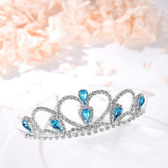 Lovelyshop tiara beside ruler displaying dimensions and size suitability