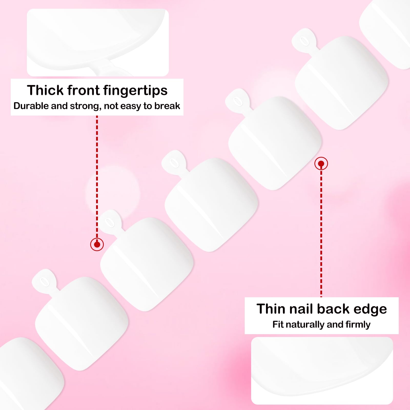 LoveOurHome nail file and wooden stick beside tips, showing easy at-home prep