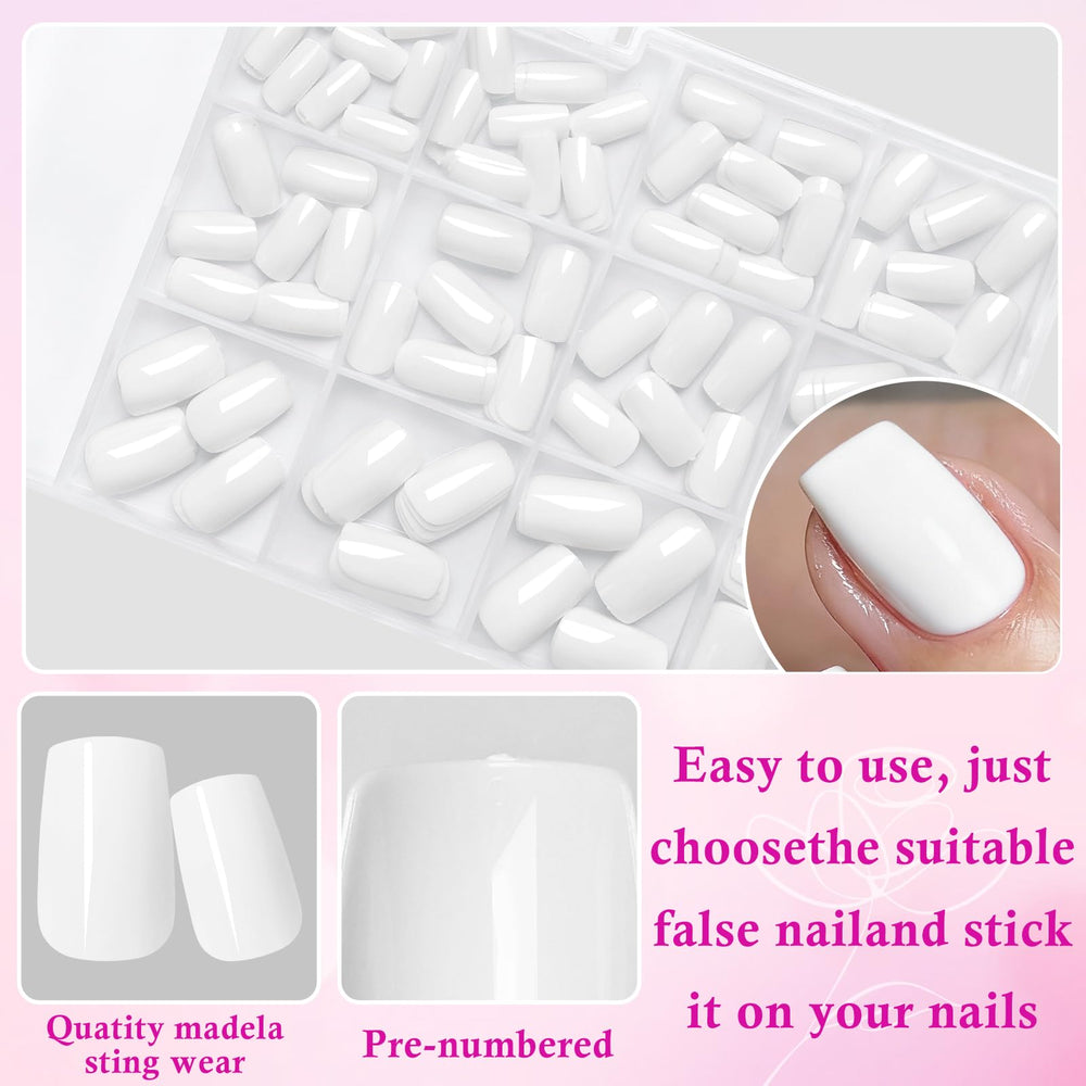 LoveOurHome application tools including glue, adhesive tabs, file and stick for easy application