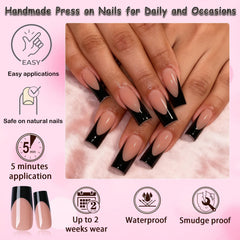 Close-up of LoveOurHome nail tip texture showing durable acrylic and smooth finish for polished look