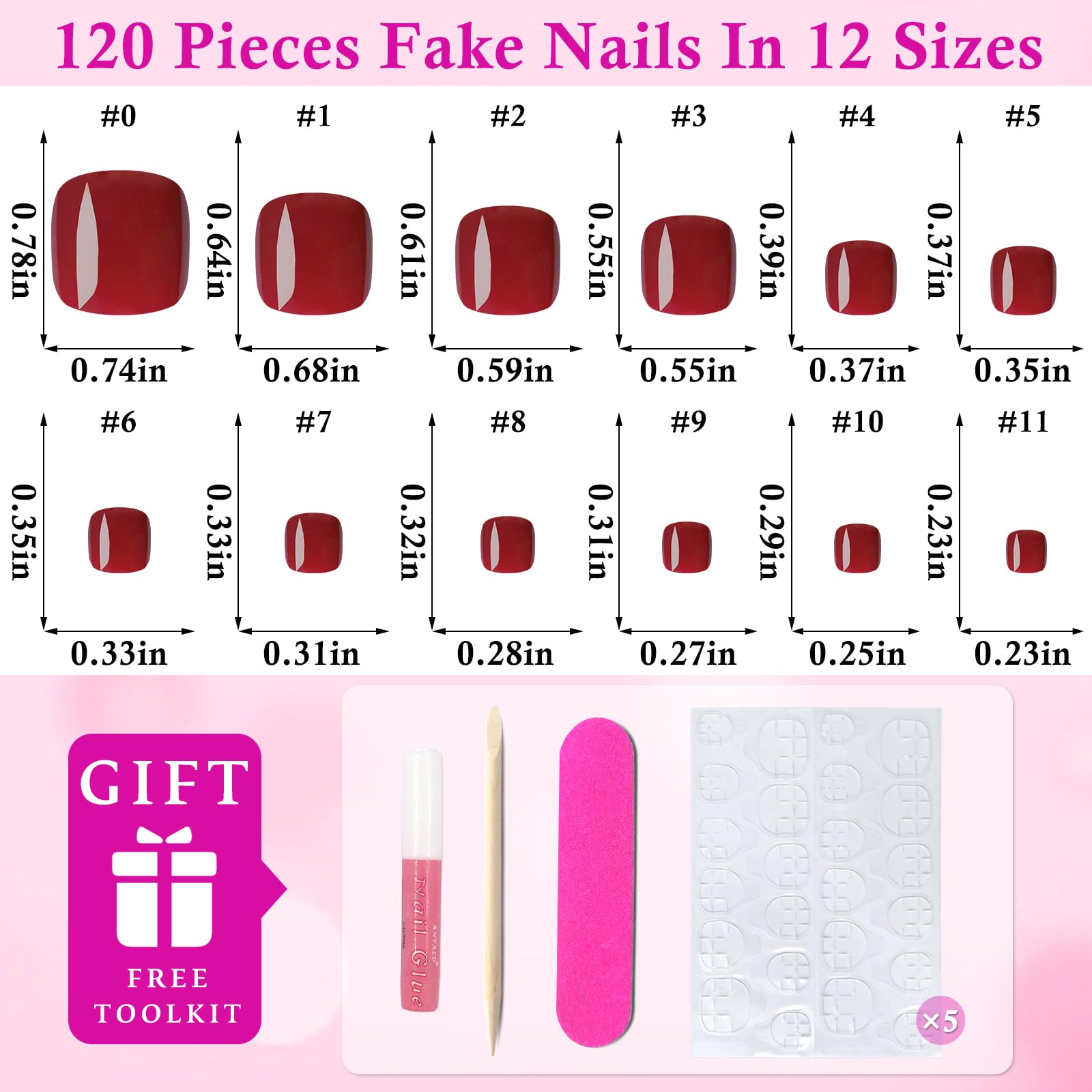 LoveOurHome glossy red toe tips close-up showing salon-like shine