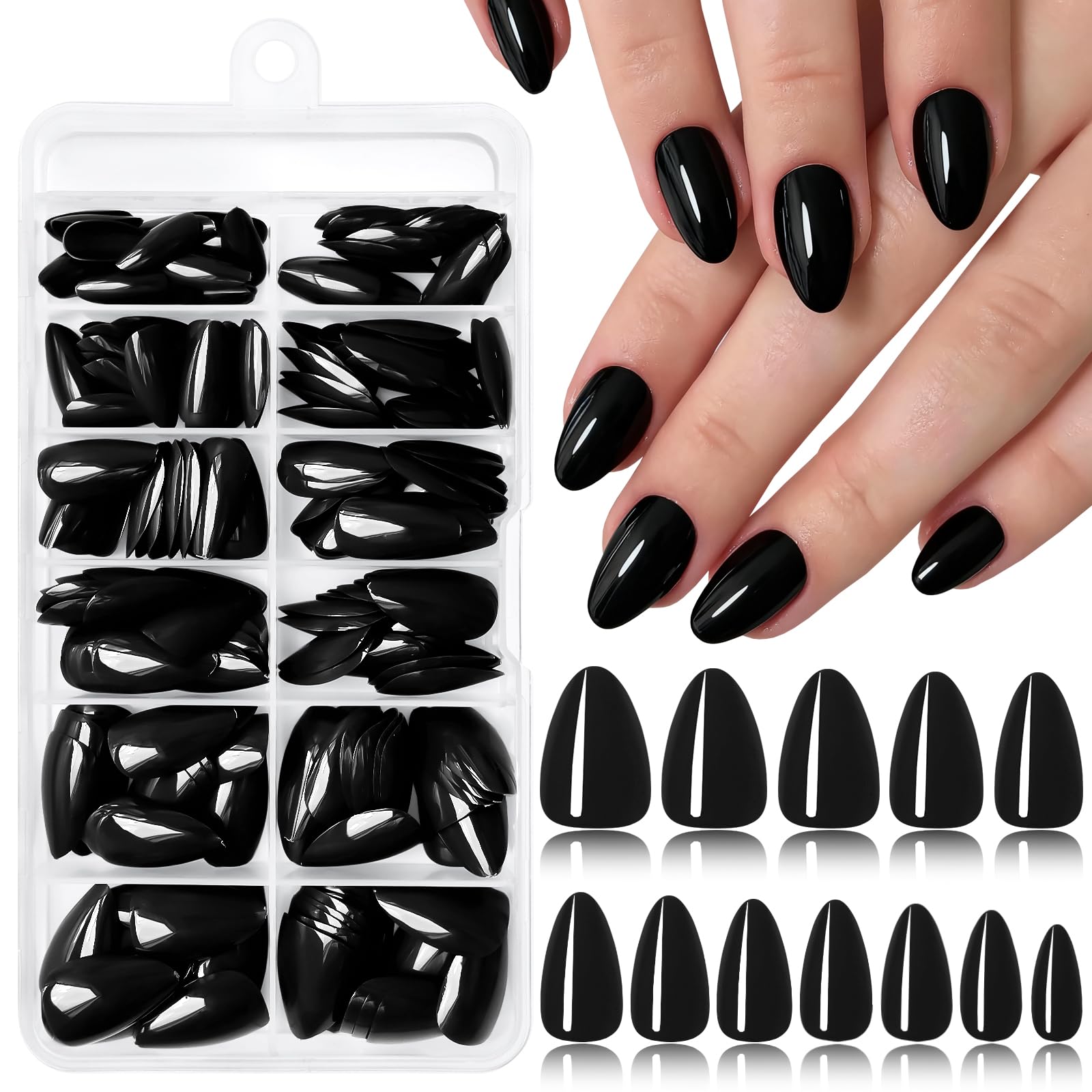 LoveOurHome front packaging showing full 240pc kit and included tools for quick manicures