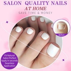 LoveOurHome lifestyle image of finished pedicure on beach showing polished look