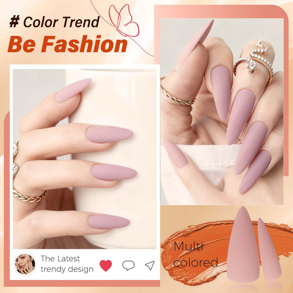 LoveOurHome nails in party setting demonstrating dressed-up nude stiletto look for events