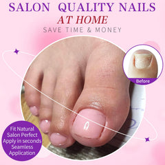 LoveOurHome toes in sandals showing finished pedicure and polished look