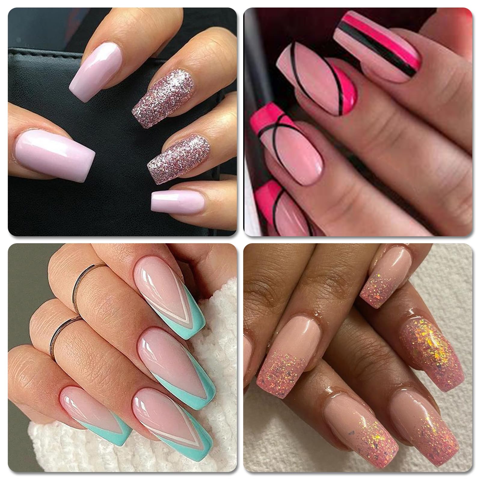 LoveOurHome nails applied on fingers lifestyle image showing quick salon look