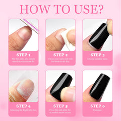 LoveOurHome nails beside ruler showing medium length practical and balanced