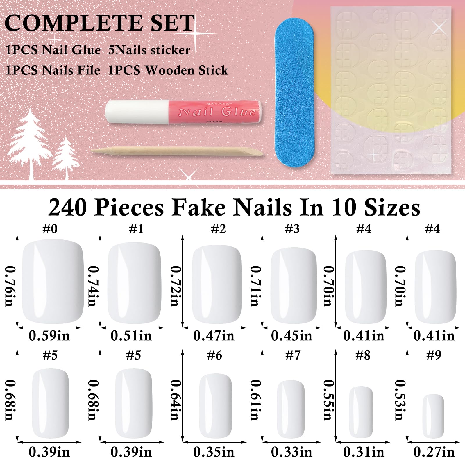 LoveOurHome arrangement of 240 tips by size for precise fit and convenience