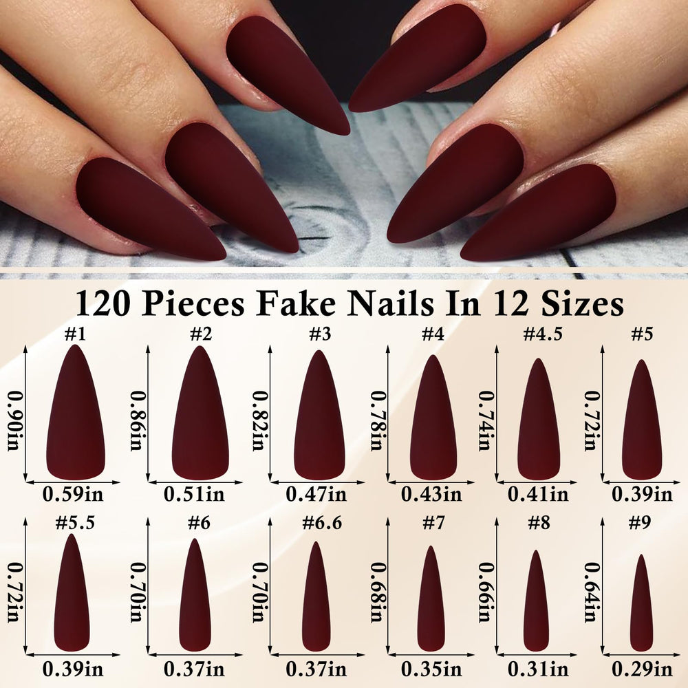 LoveOurHome layout of 120 nails in 12 sizes showing variety for accurate fit
