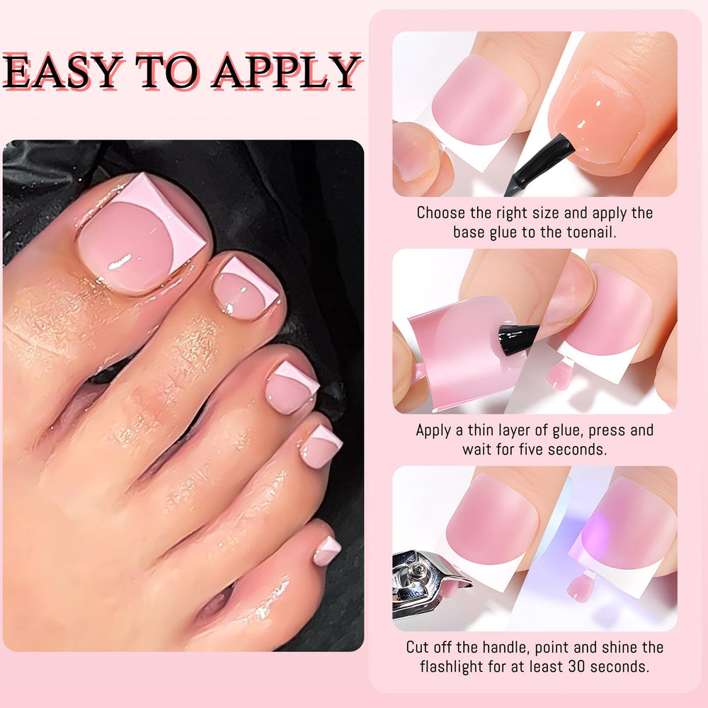 LoveOurHome nails arranged by size to demonstrate multiple-fit options