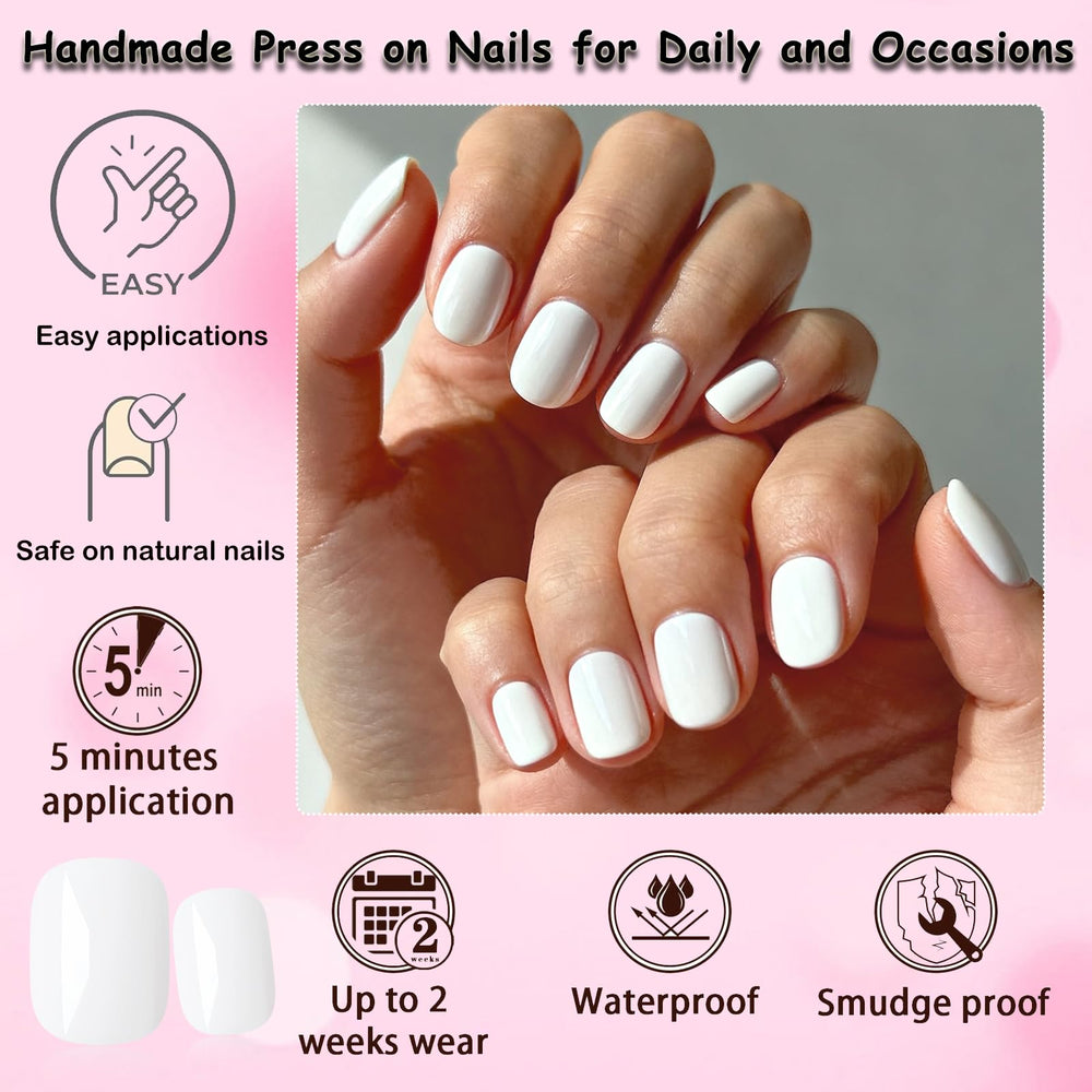 LoveOurHome close-up of glossy squoval nail texture showing durable shine benefit salon finish