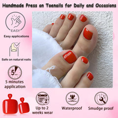 LoveOurHome toenails worn with sandals showing instant pedicure upgrade