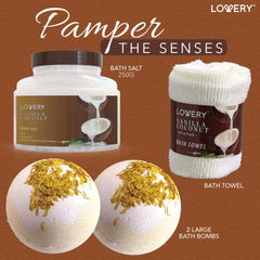LOVERY body scrub texture on spoon highlighting exfoliation and smoothing benefit
