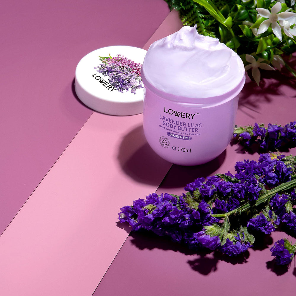 LOVERY hand applying cream demonstrating quick absorption and non-greasy feel