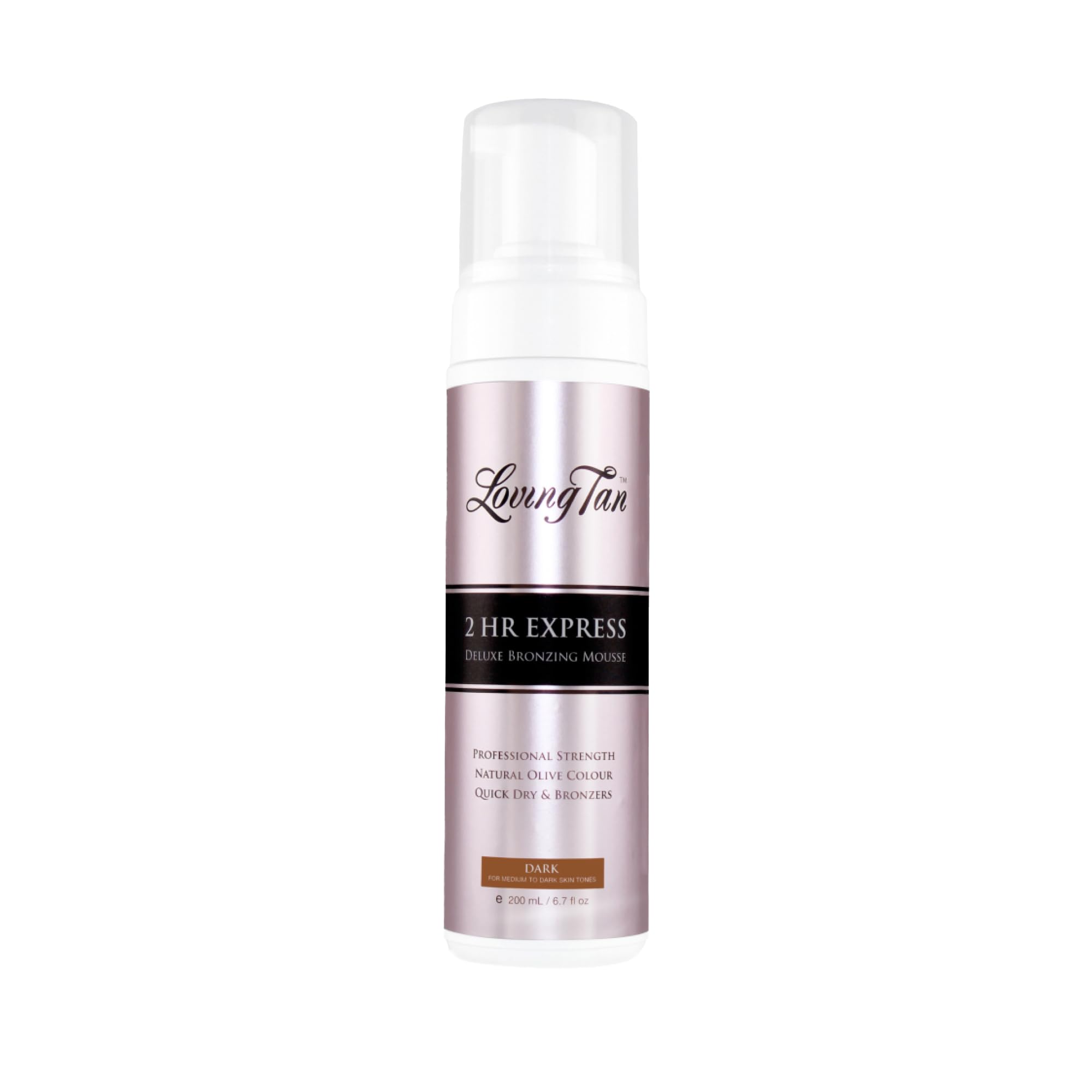 Loving Tan front packaging showing product and volume for clear identification