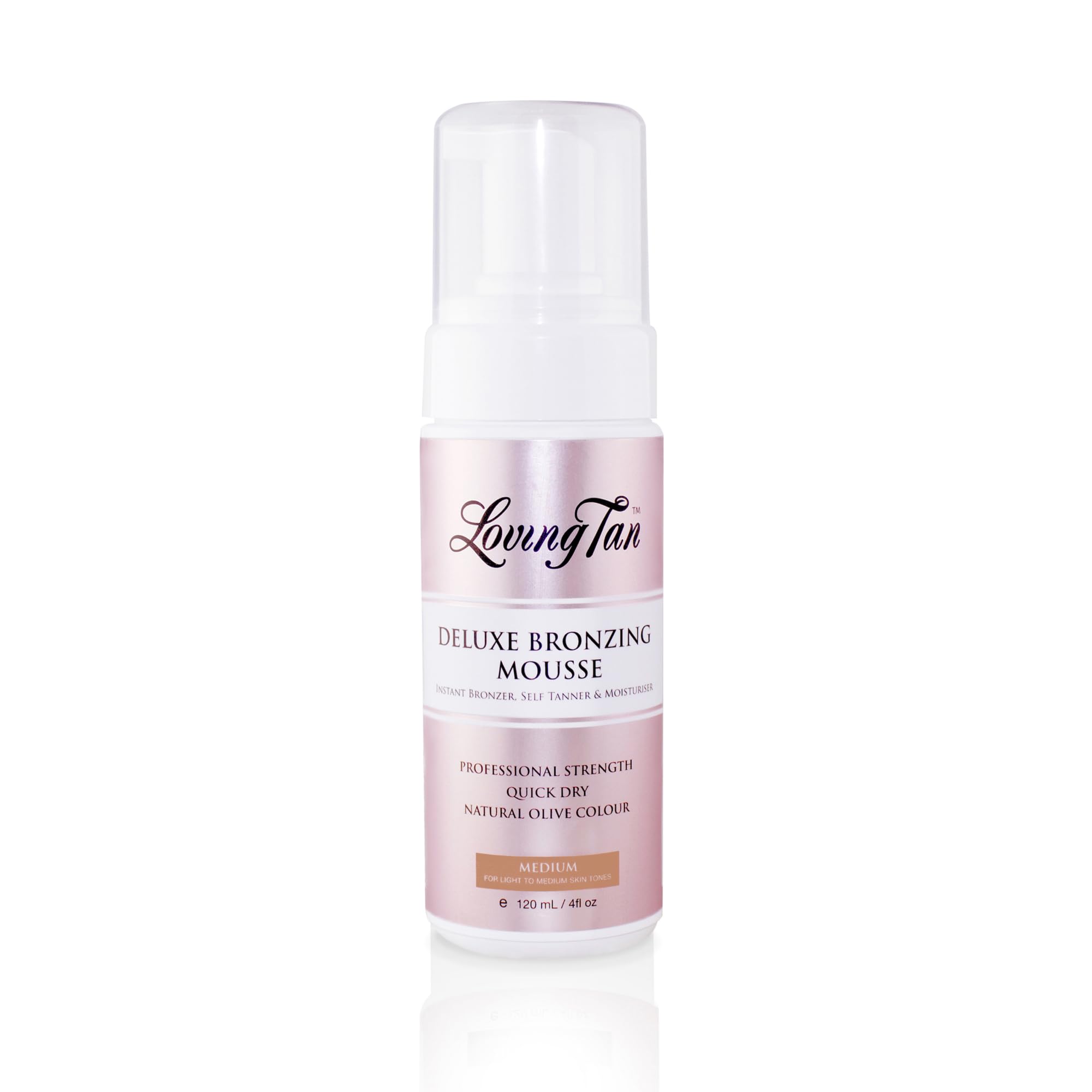 Loving Tan front packaging showing bottle and branding for easy recognition and trust