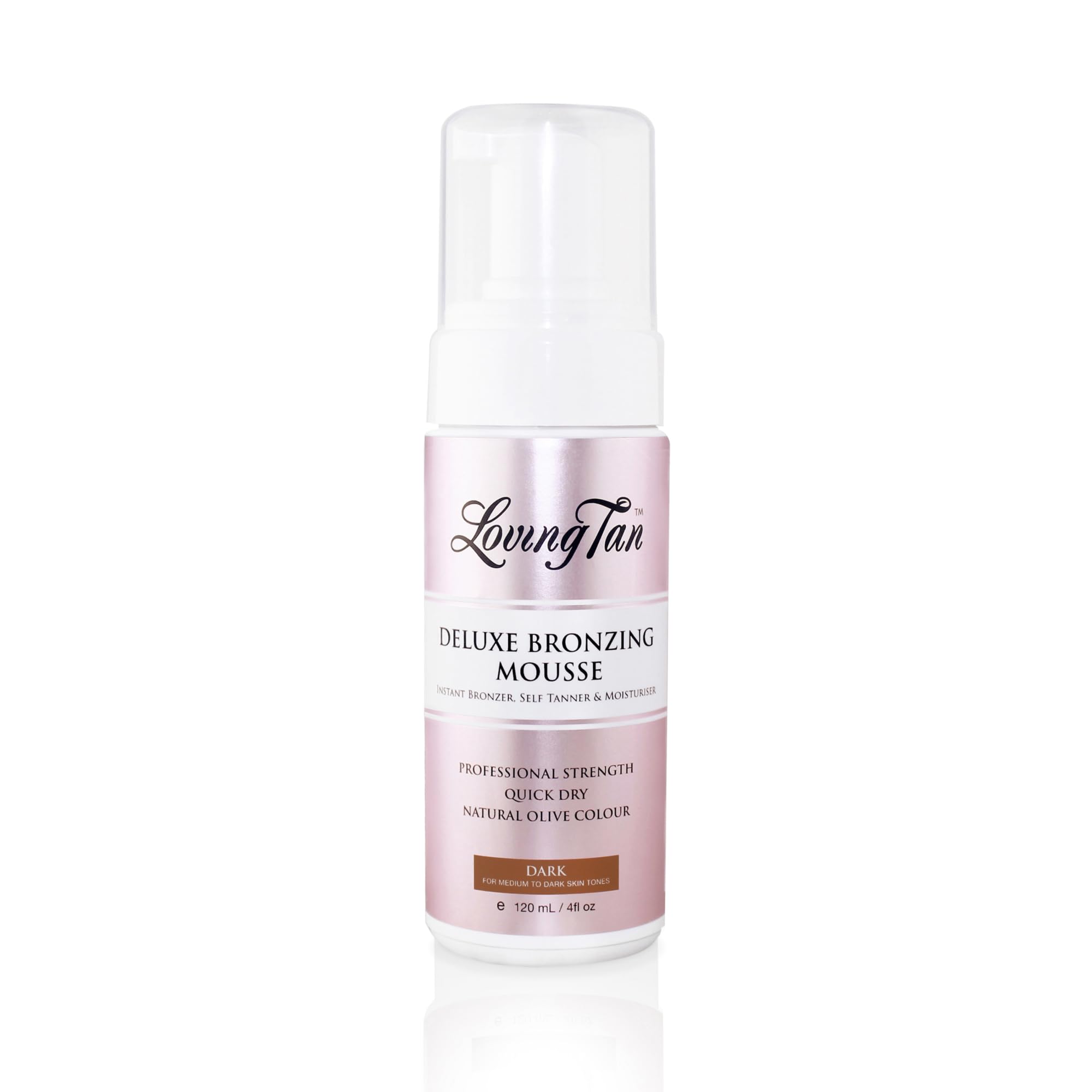 Loving Tan bottle front packaging showing product and brand for easy identification