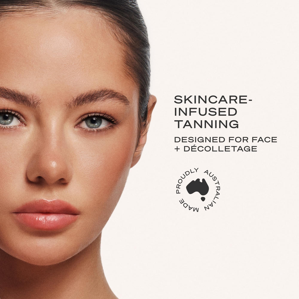 Loving Tan ingredient focus with hyaluronic acid highlighting hydration benefit