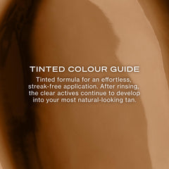 Applying Loving Tan with fingertips for even, streak-free facial blending
