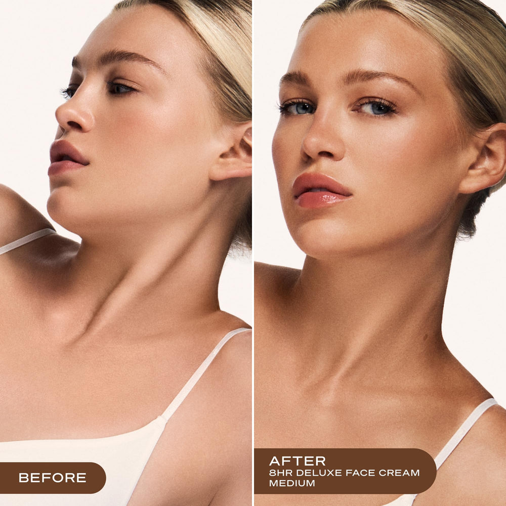 Loving Tan cream texture close-up showing lightweight, fast-absorbing formula