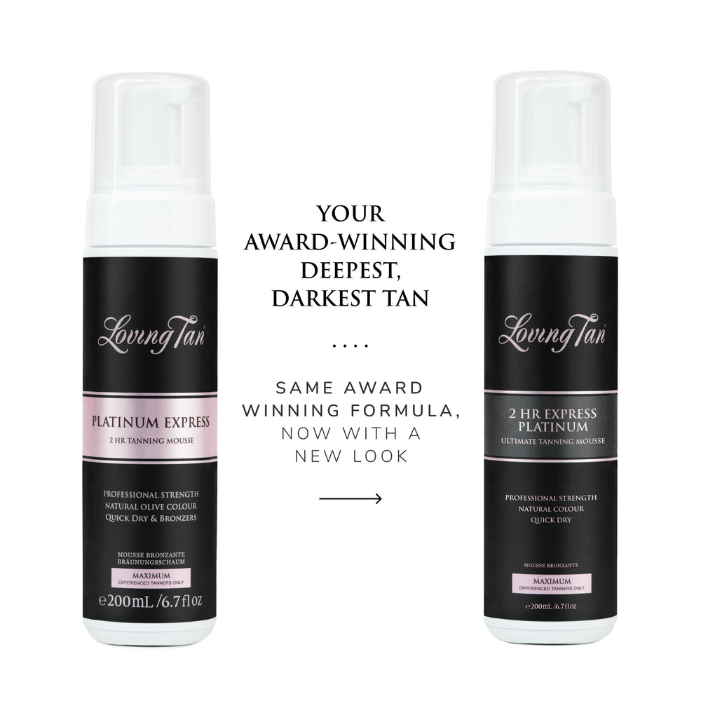 Loving Tan pump dispenser detail for easy controlled mousse application benefit
