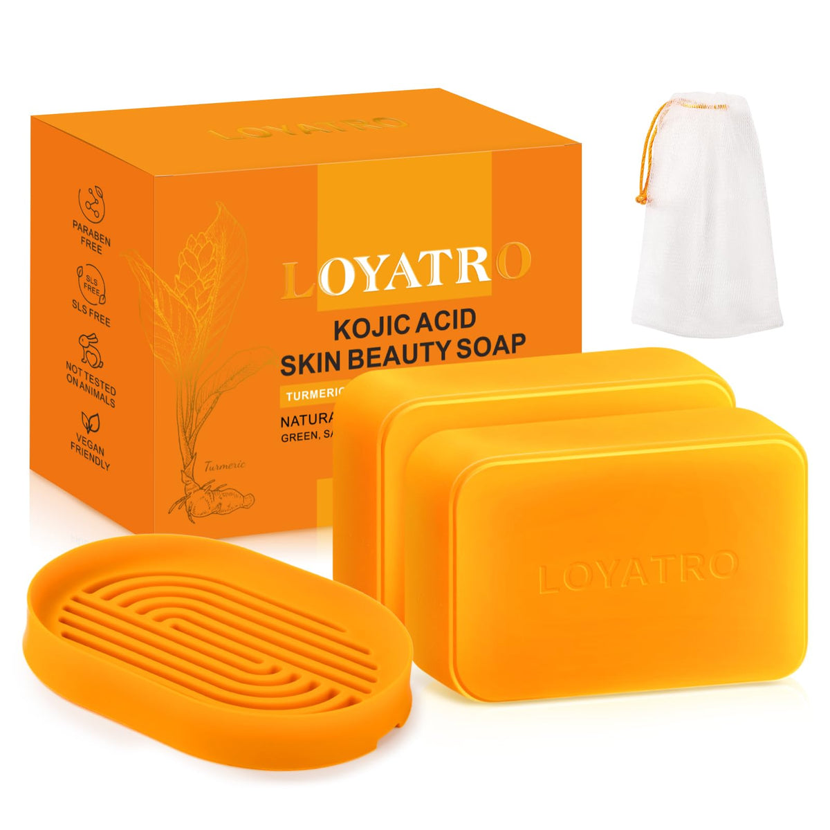 LOYATRO front packaging 2-pack with dish showing product benefits