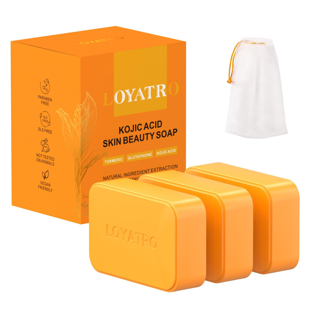 LOYATRO front packaging three-pack showing product and benefits