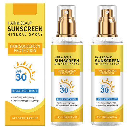 LOYOTICE front packaging spray bottle shows compact SPF protection