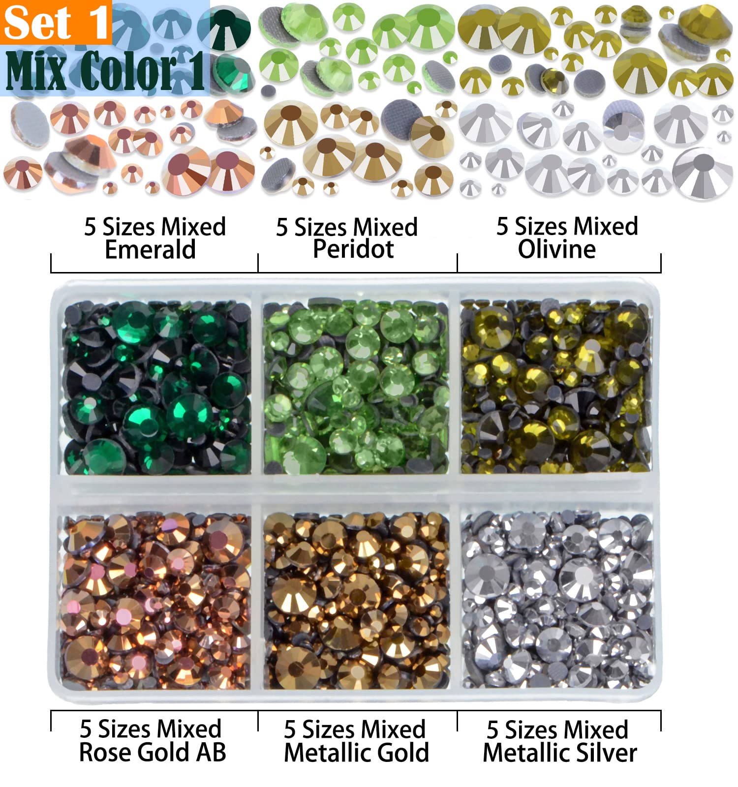 LPBeads size comparison displaying SS6 to SS30 for planning designs and scale