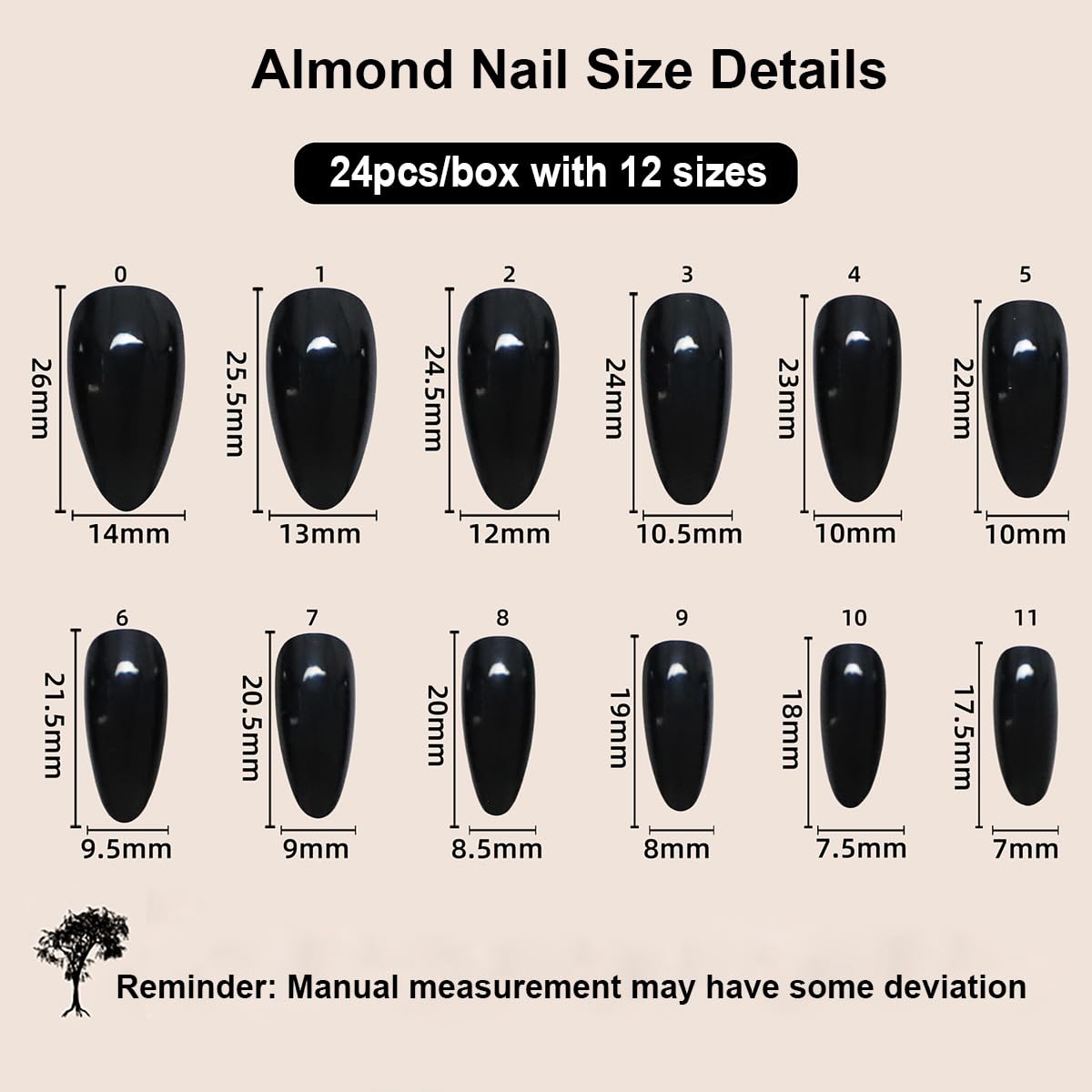 LPOODDNU pressing a false nail on finger to demonstrate quick five-minute application benefit
