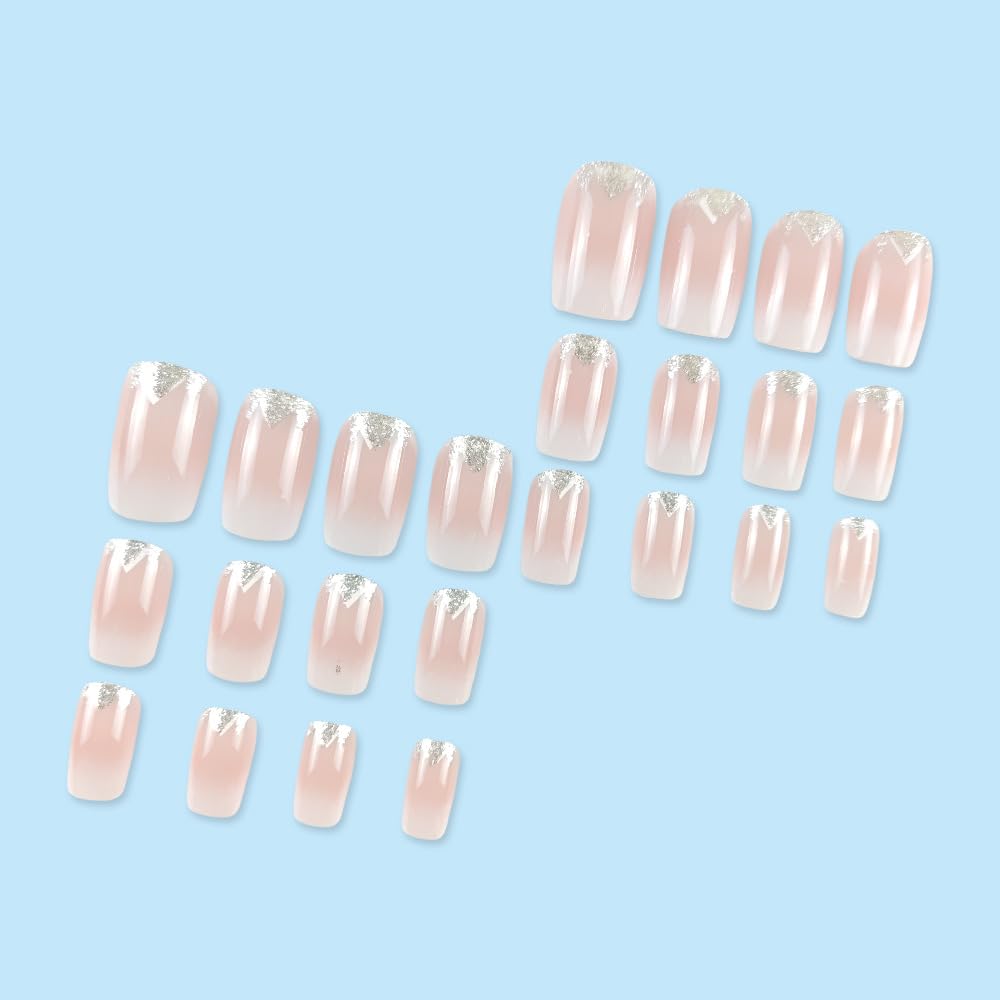 LPOODDNU nails held in hand to show true size and easy at-home application