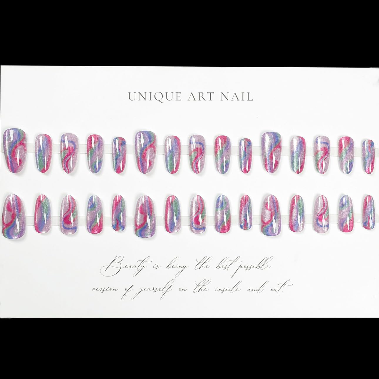LPOODDNU side view highlighting nail thickness and natural curve benefit