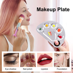 LQ-TT-CY-CX palette and spatula next to ruler showing compact portability