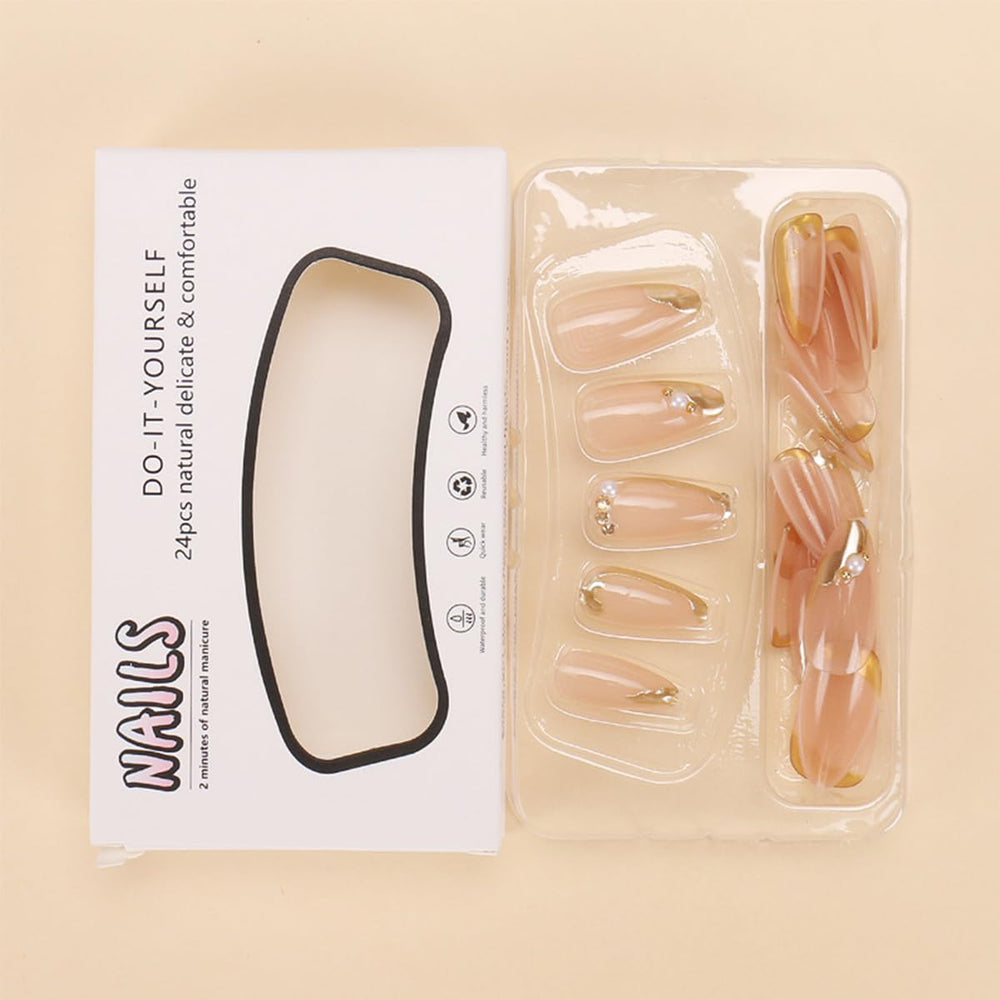 LRKNNO 24pcs layout with file stick and jelly stickers showing kit contents